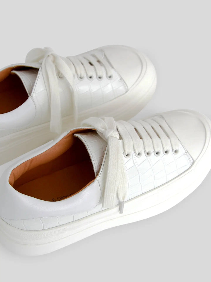 Espadrilles en cuir de crocodile Just A Dream