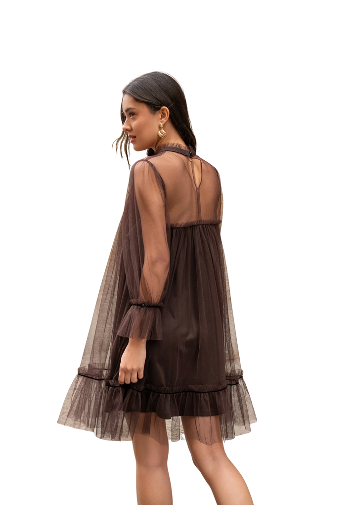 Robe en tulle unie - Iris