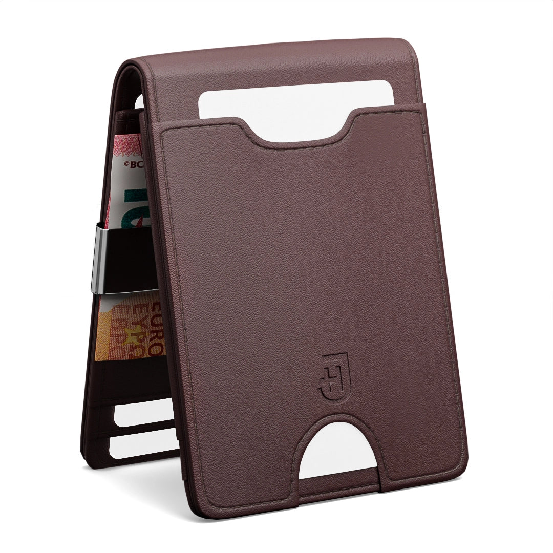 Portefeuille intelligent en cuir