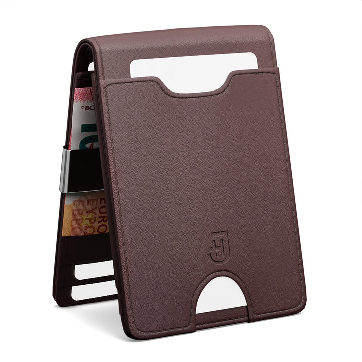 Portefeuille intelligent en cuir