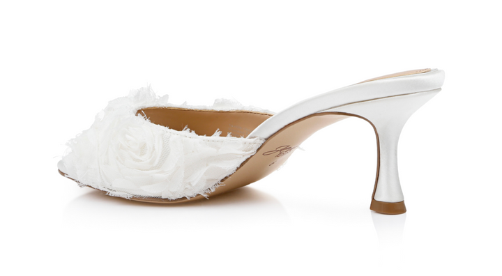 Sandales mule à talons chaton - Scarlet