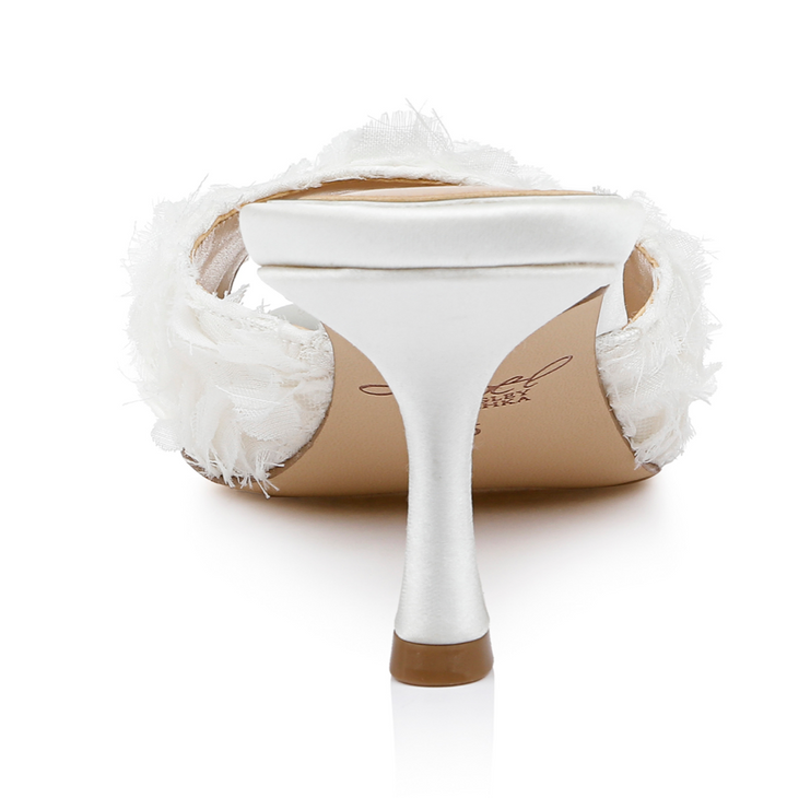 Sandales mule à talons chaton - Scarlet