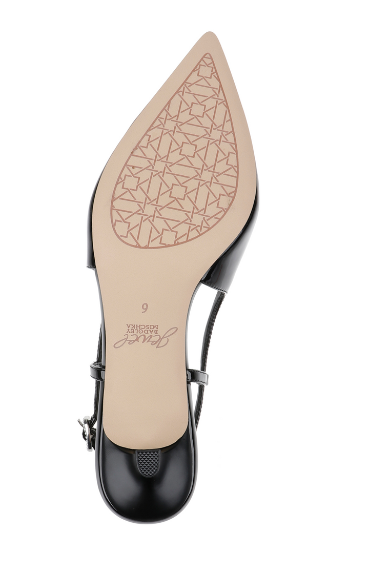 Slingback Kitten Heels avec nœud perlé - Krystia