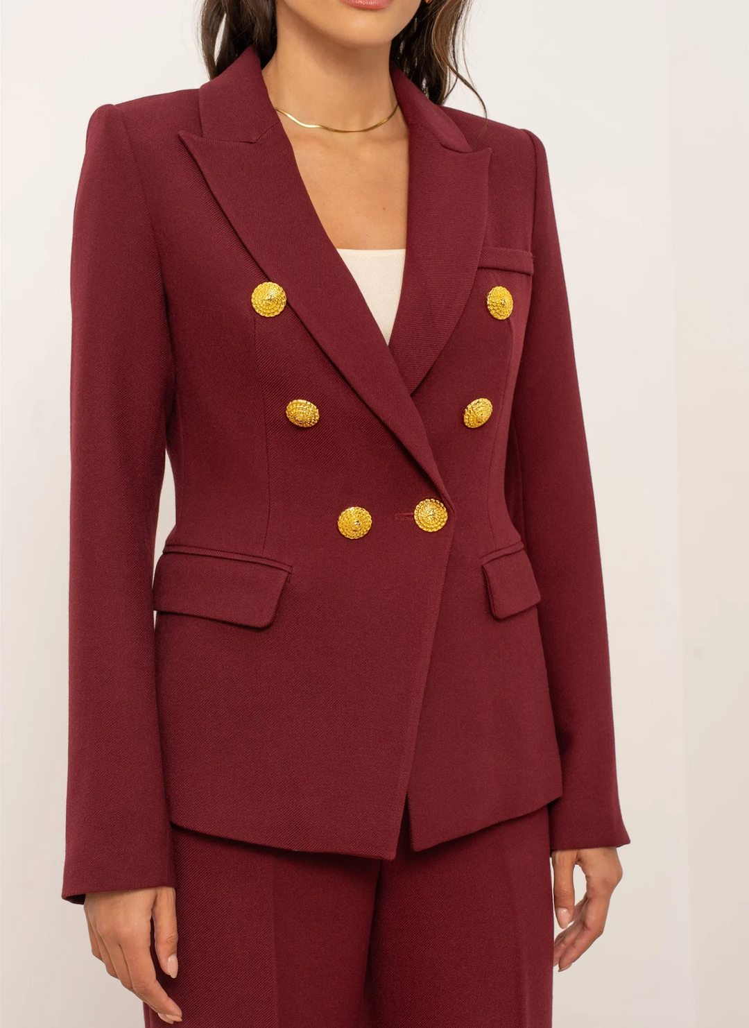 Blazer structuré à boutons - Amerina