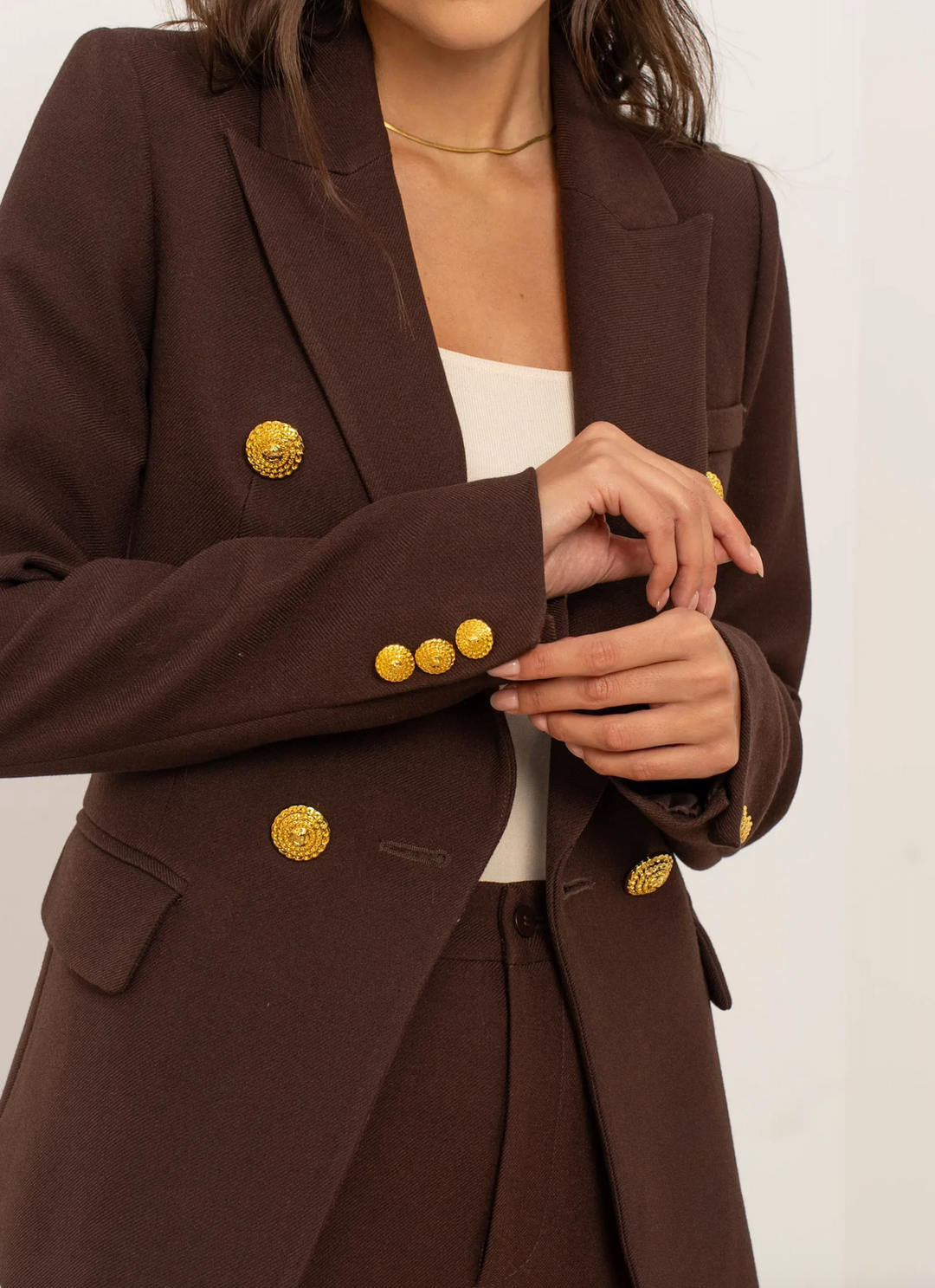 Blazer structuré à boutons - Amerina