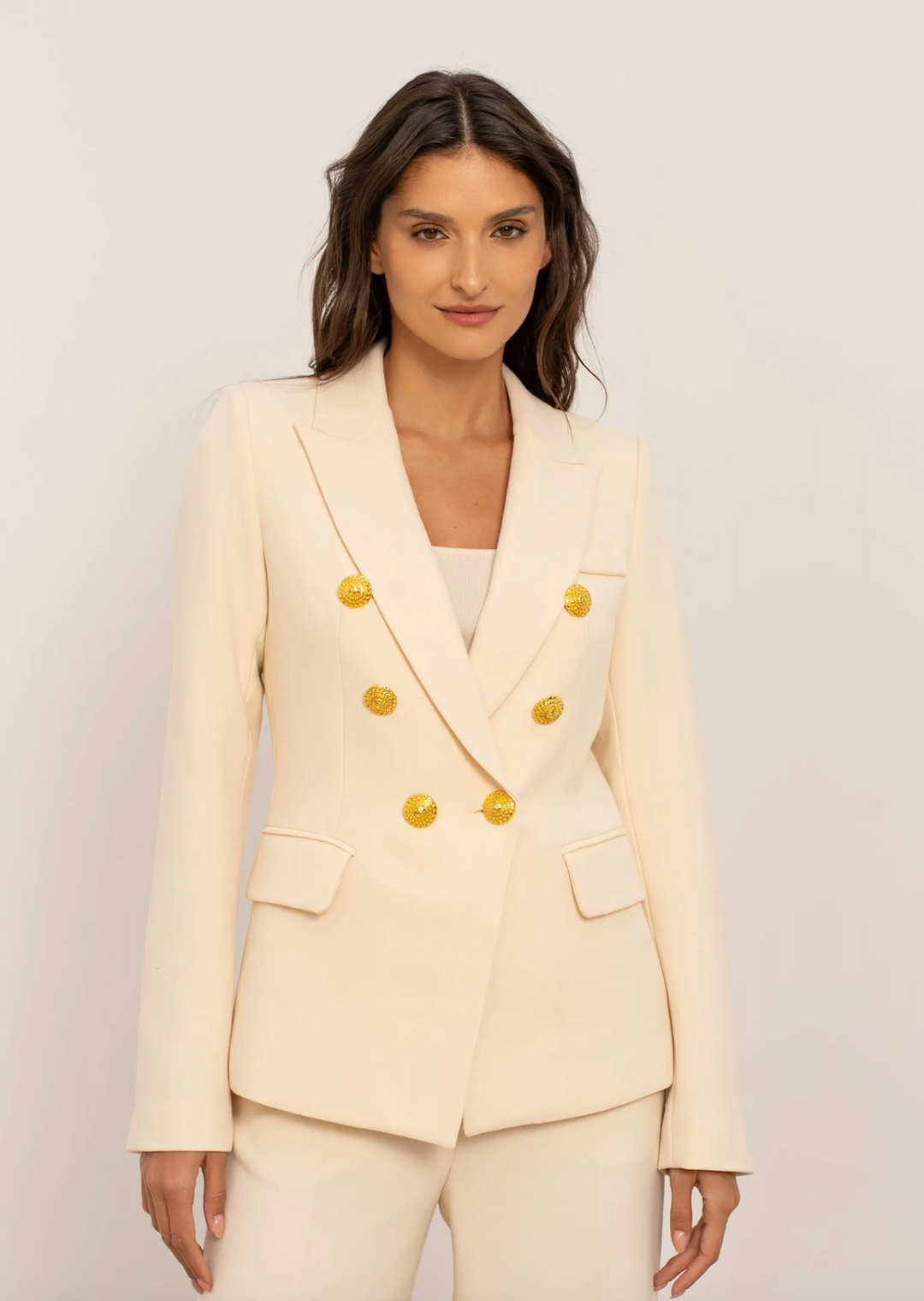 Blazer structuré à boutons - Amerina