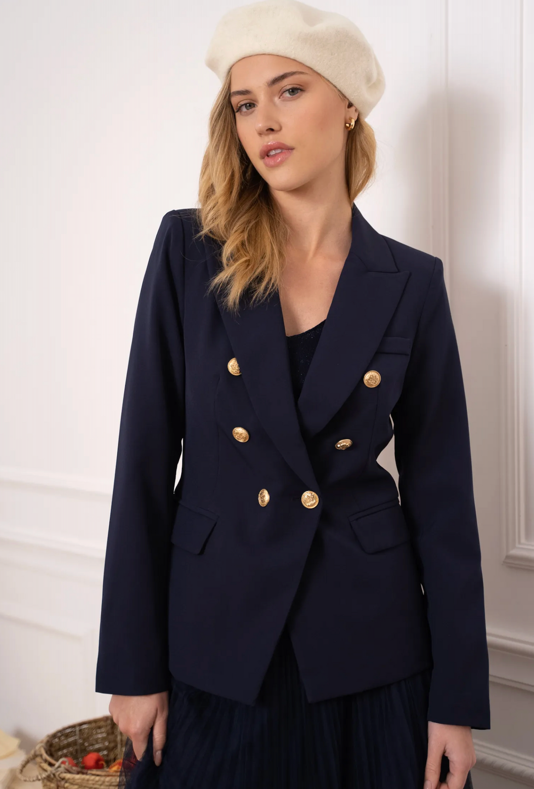 Blazer ajusté Navy - Marina