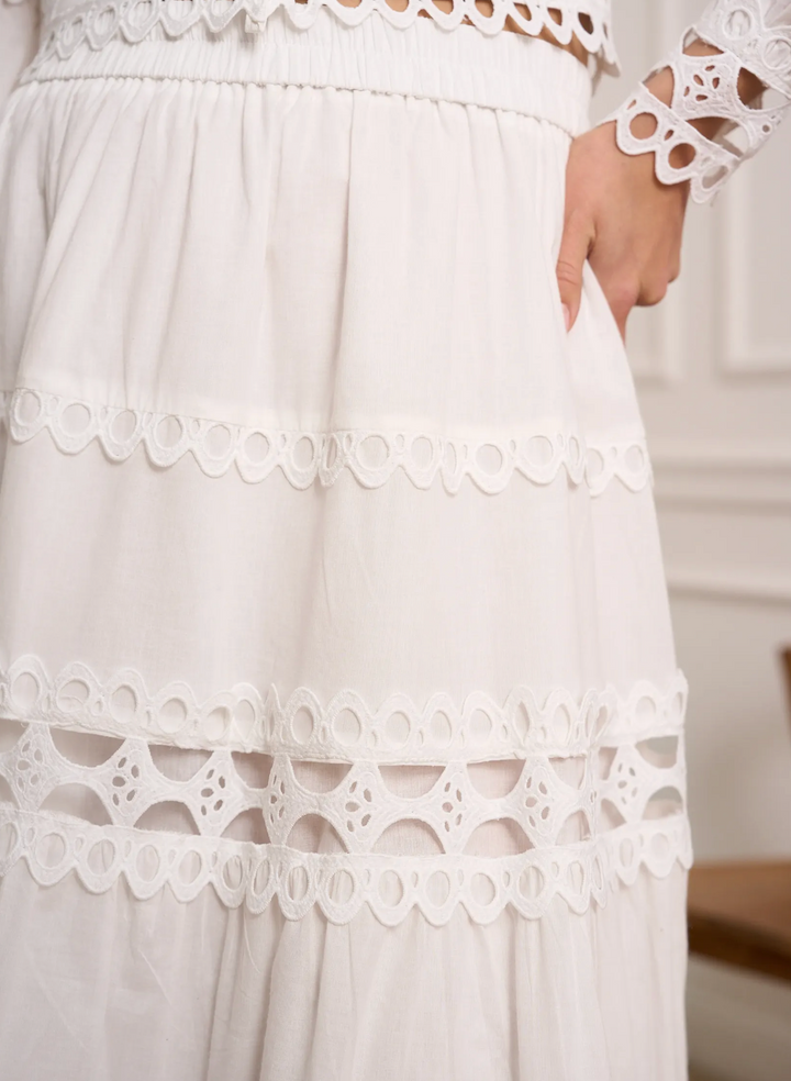 Jupe longue Ellie en coton