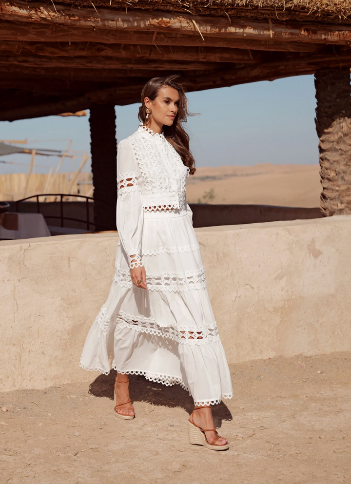 Jupe longue Ellie en coton