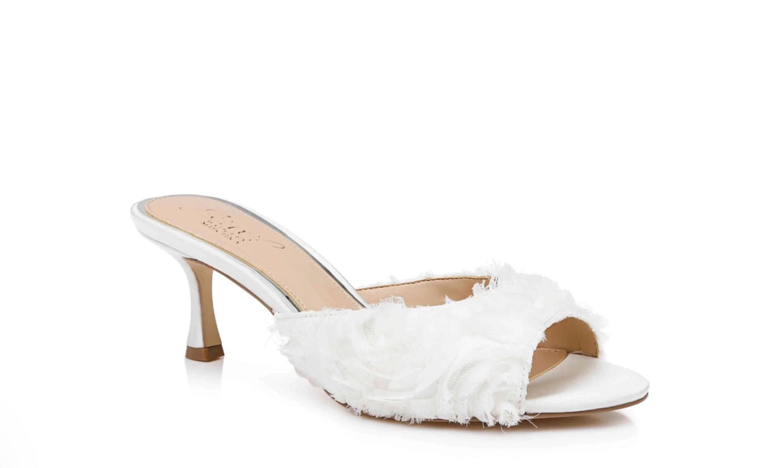 Sandales mule à talons chaton - Scarlet