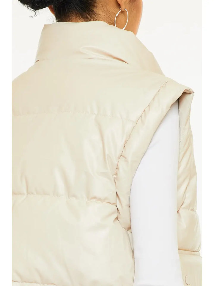 Veste doudoune courte sans manches - Jade