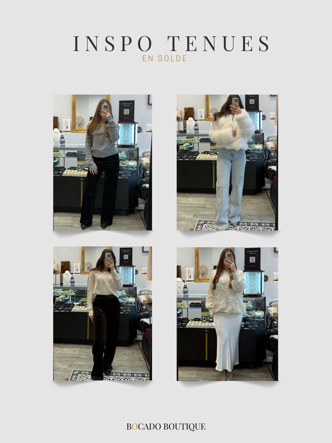 Du bureau à la soirée : 4 looks hivernaux chics en solde