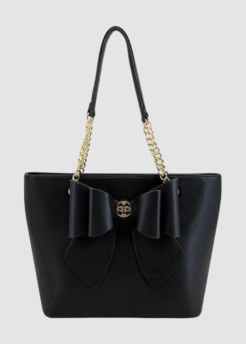 Sac cabas grand pour femme Aubrey à nœud et chaîne