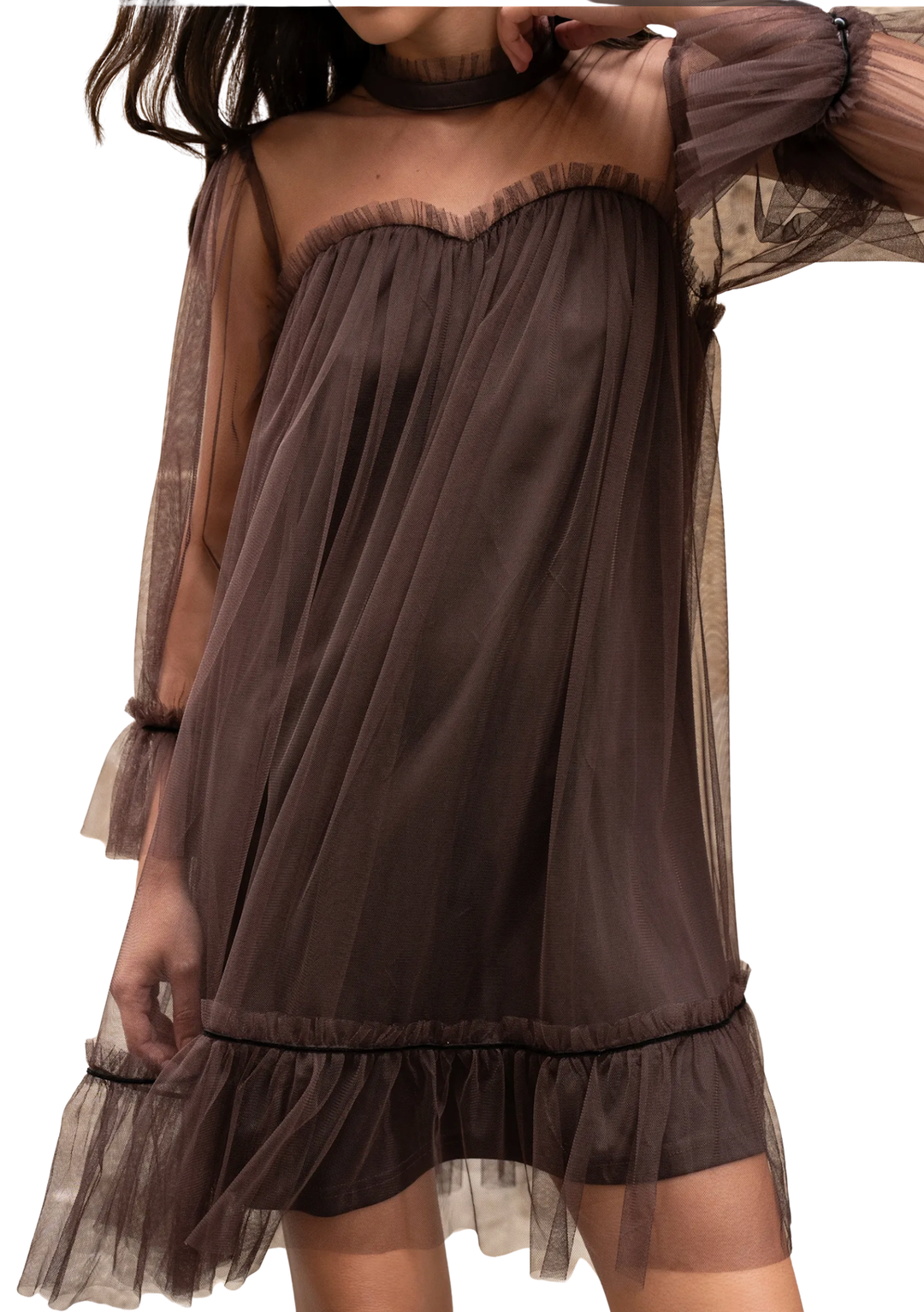 Robe en tulle unie - Iris