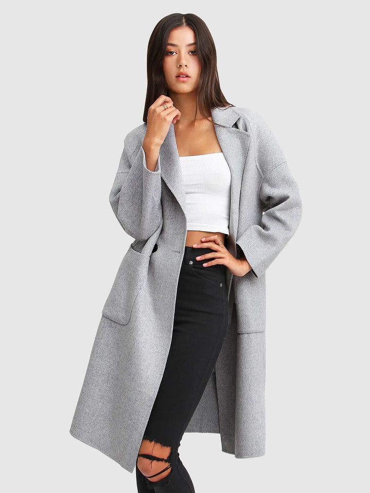Manteau en laine mélangée à double boutonnage Editeur
