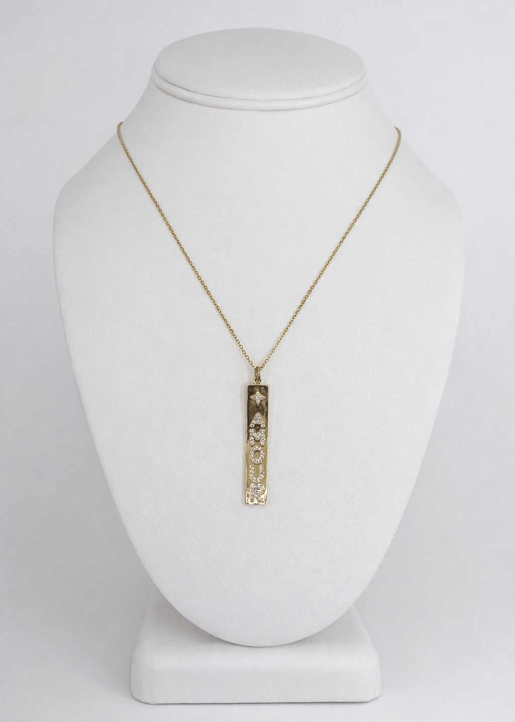 Collier doré AMOUR