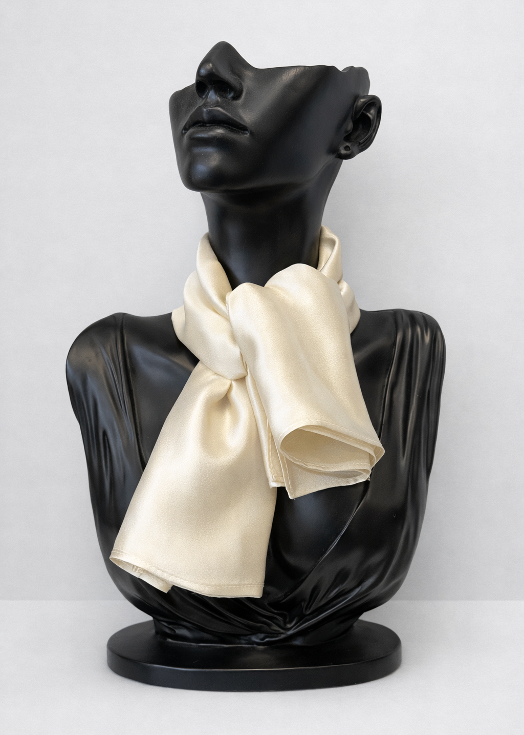 Foulard Crème satinée