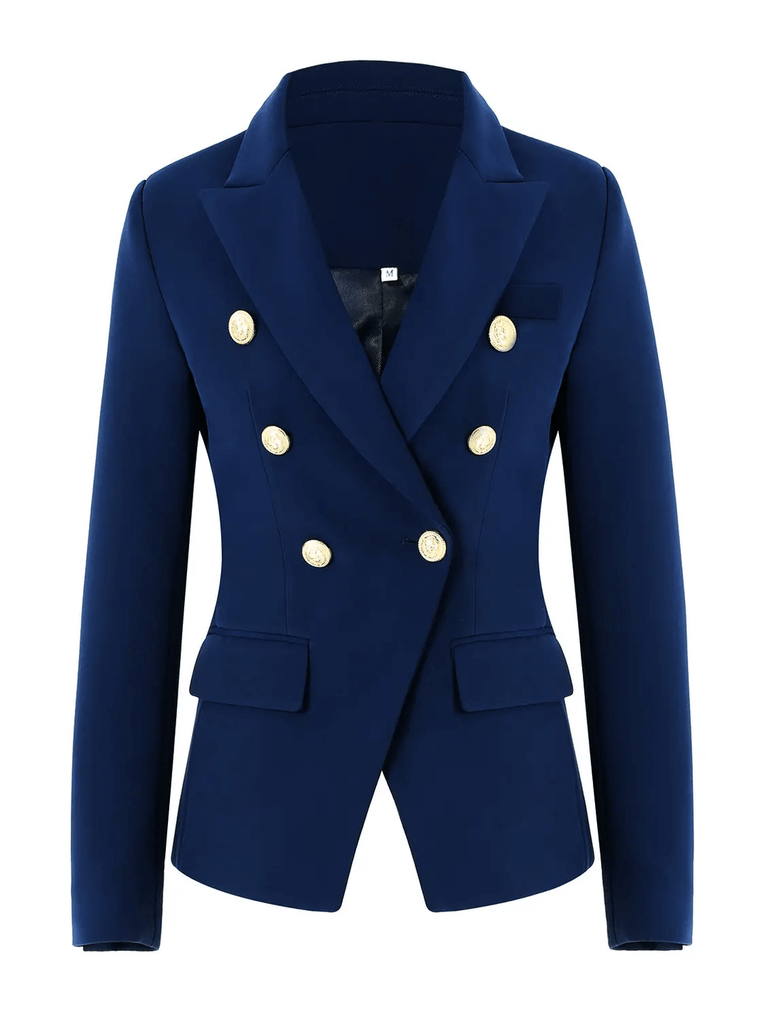 Blazer Blue avec boutons dorés