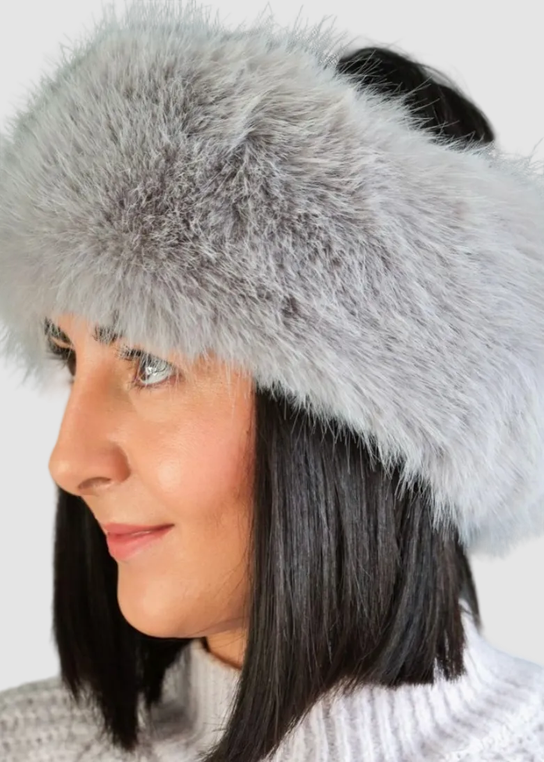Bandeau d'hiver en fausse fourrure