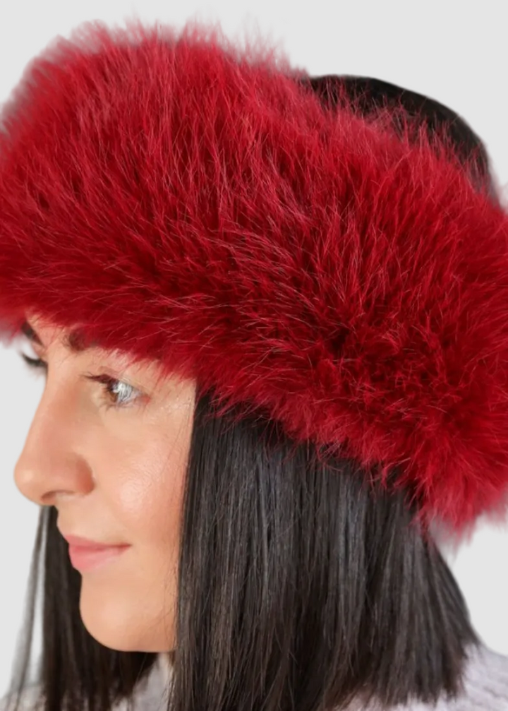 Bandeau d'hiver en fausse fourrure