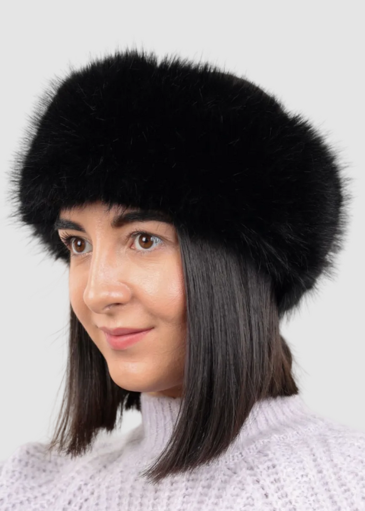 Bandeau d'hiver en fausse fourrure