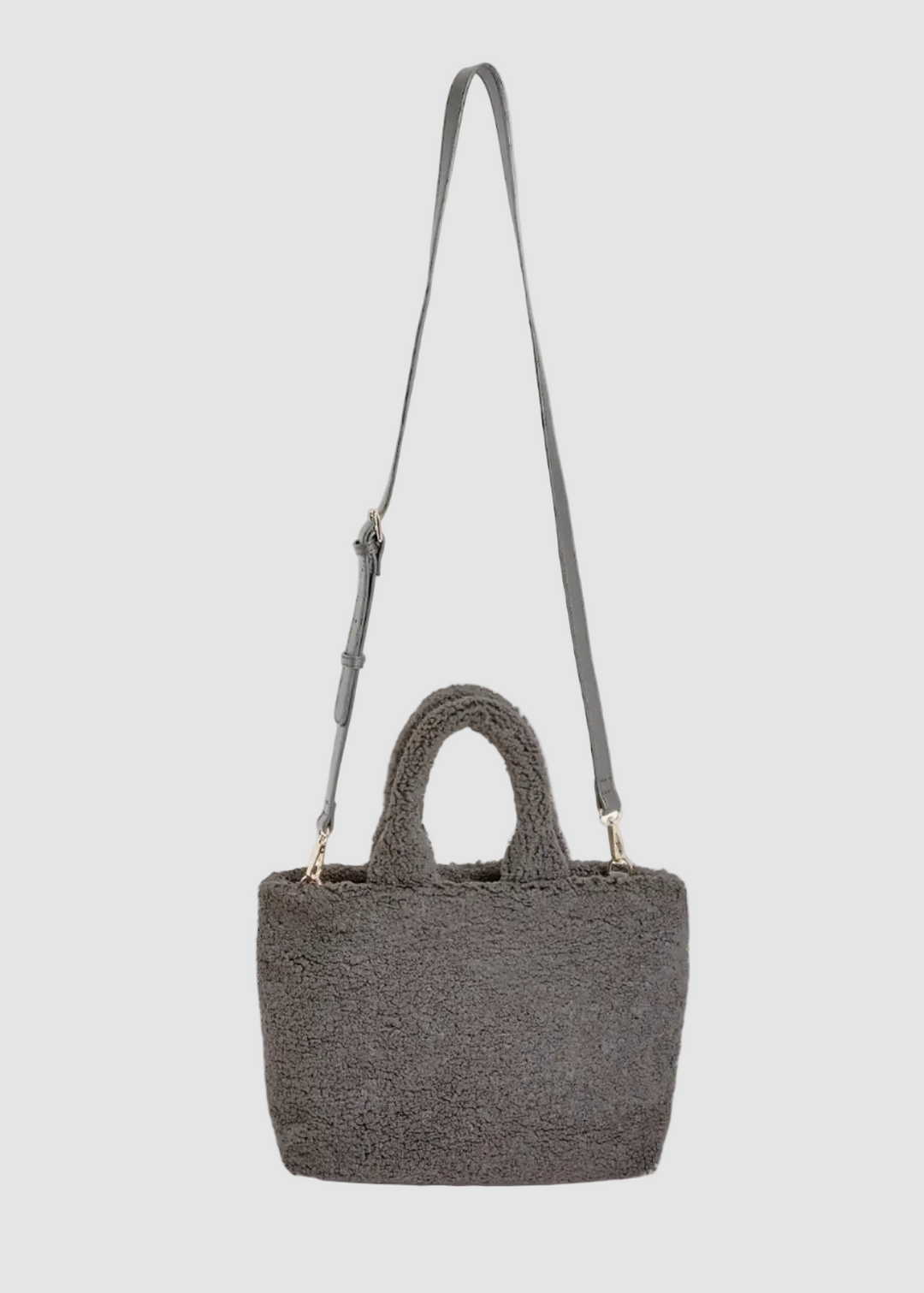 Lumi Sherpa Plush Crossbody Bag