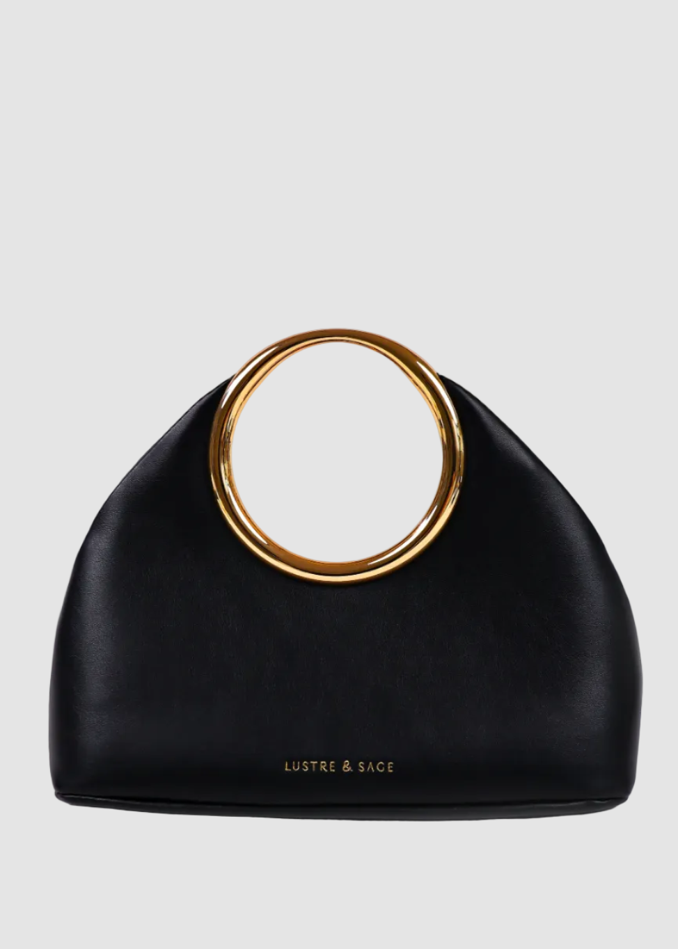 Hailey Statement top handle bag in white