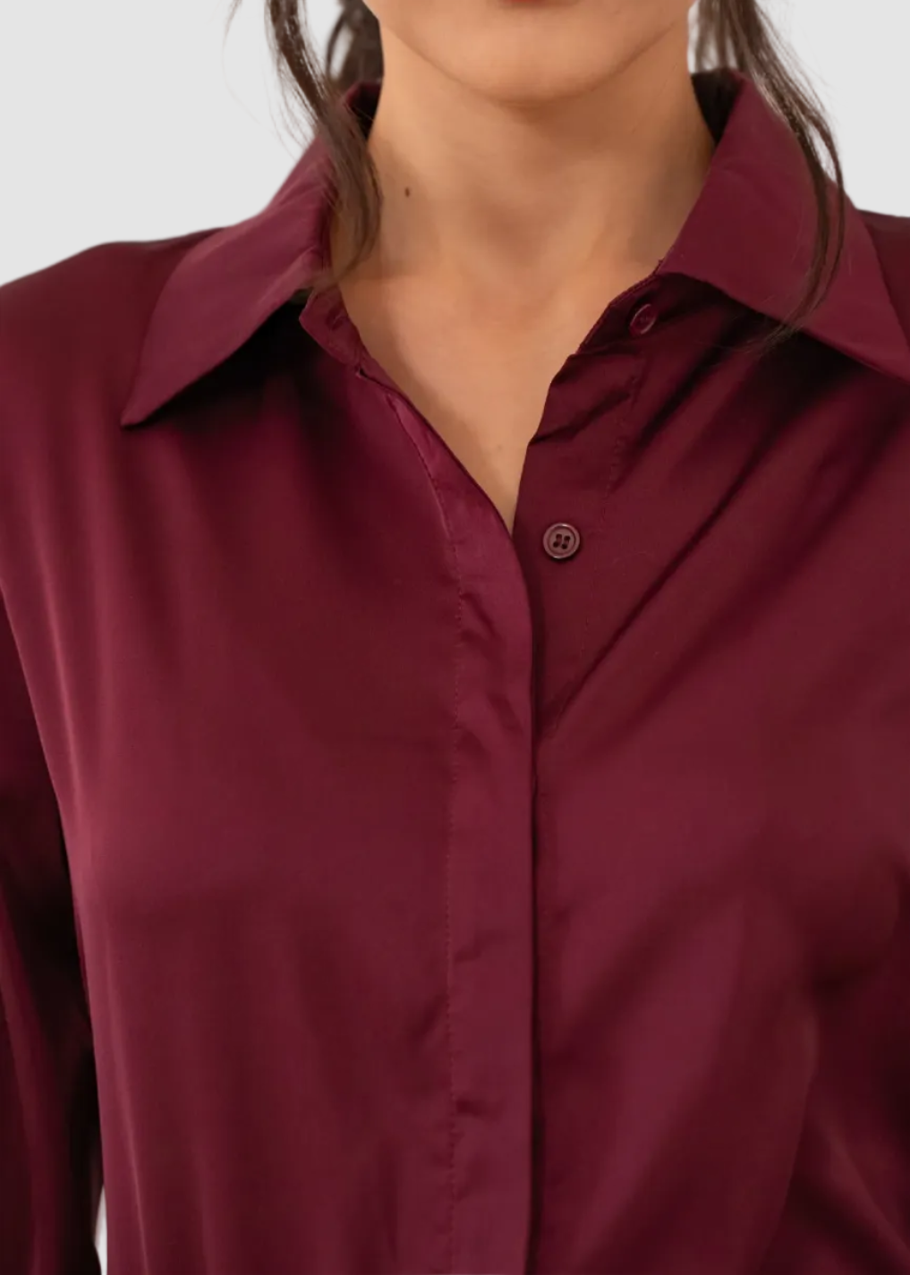 Chemise satinée Lea