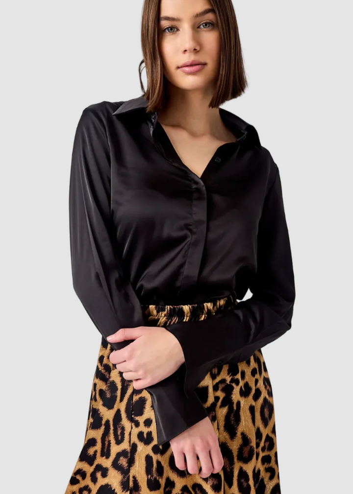 Chemise satinée Lea