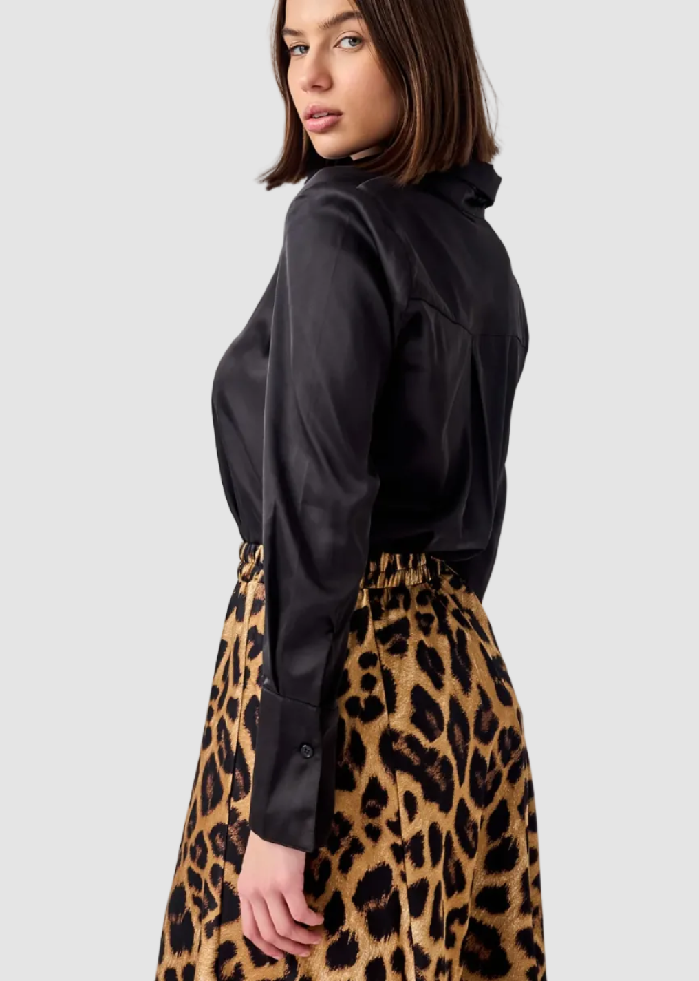Chemise satinée Lea