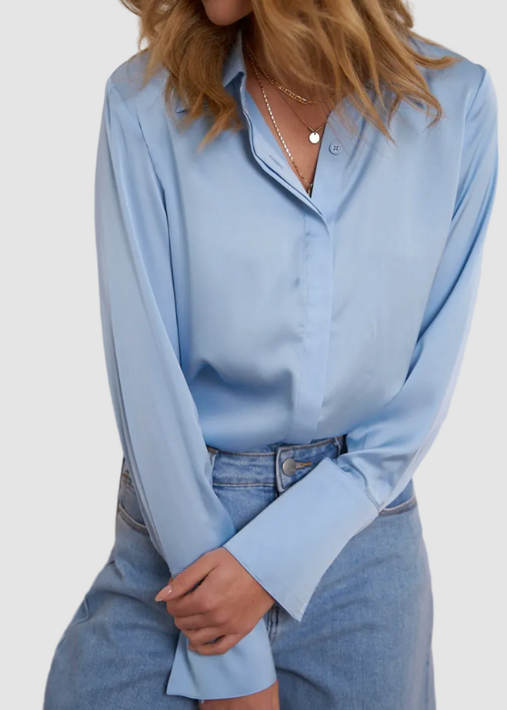 Chemise satinée Lea