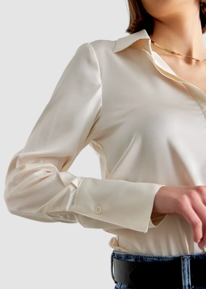 Chemise satinée Lea