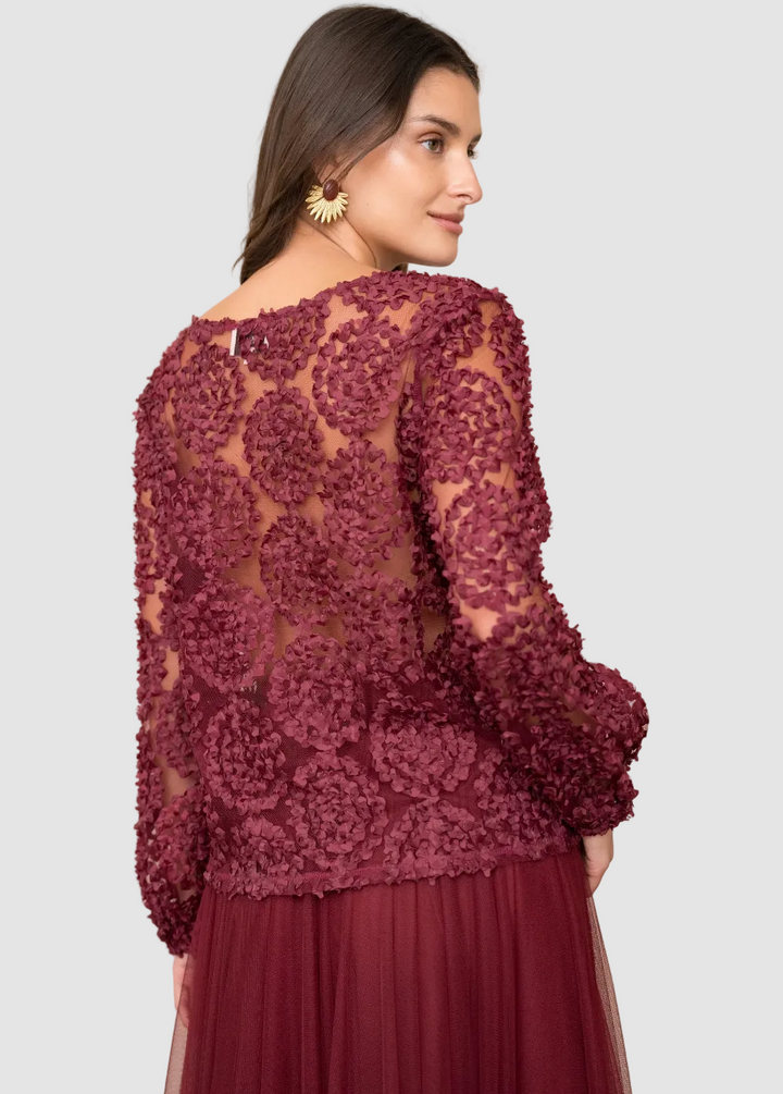 Blouse à rosaces