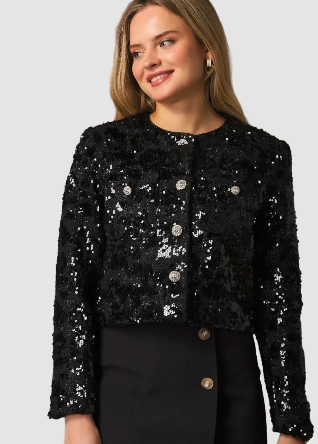 Veste courte à sequins Jenny