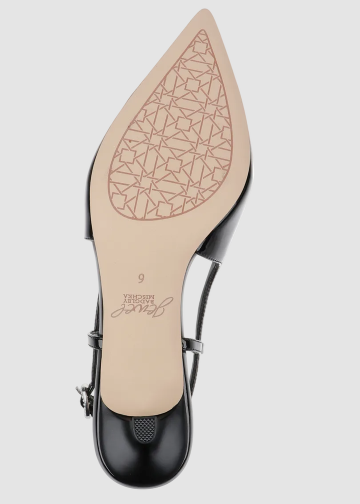 Slingback Kitten Heel avec Nœud Perlé Krystia