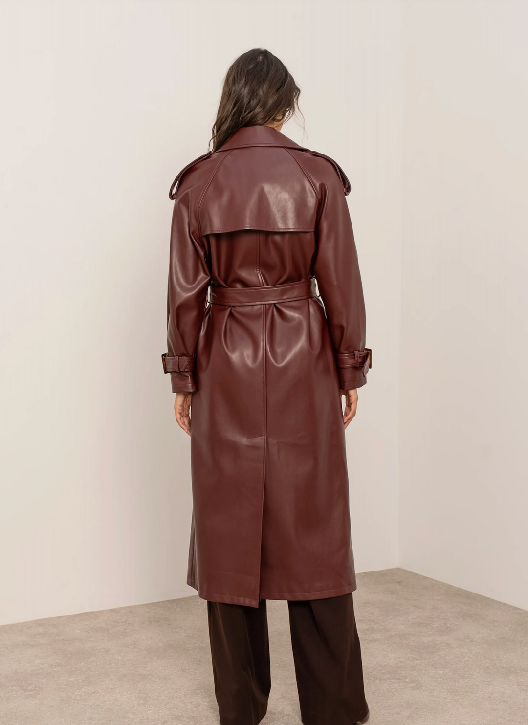 Trench coat ceinturée Amanda