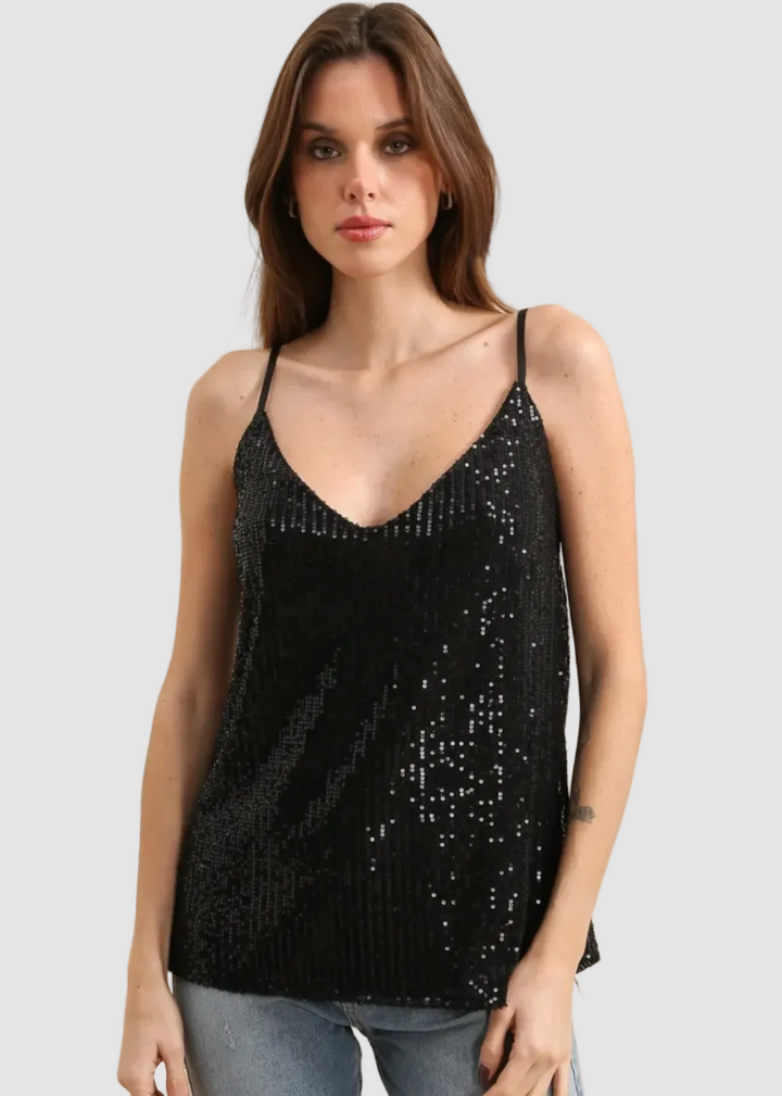 Débardeur à sequin Glam