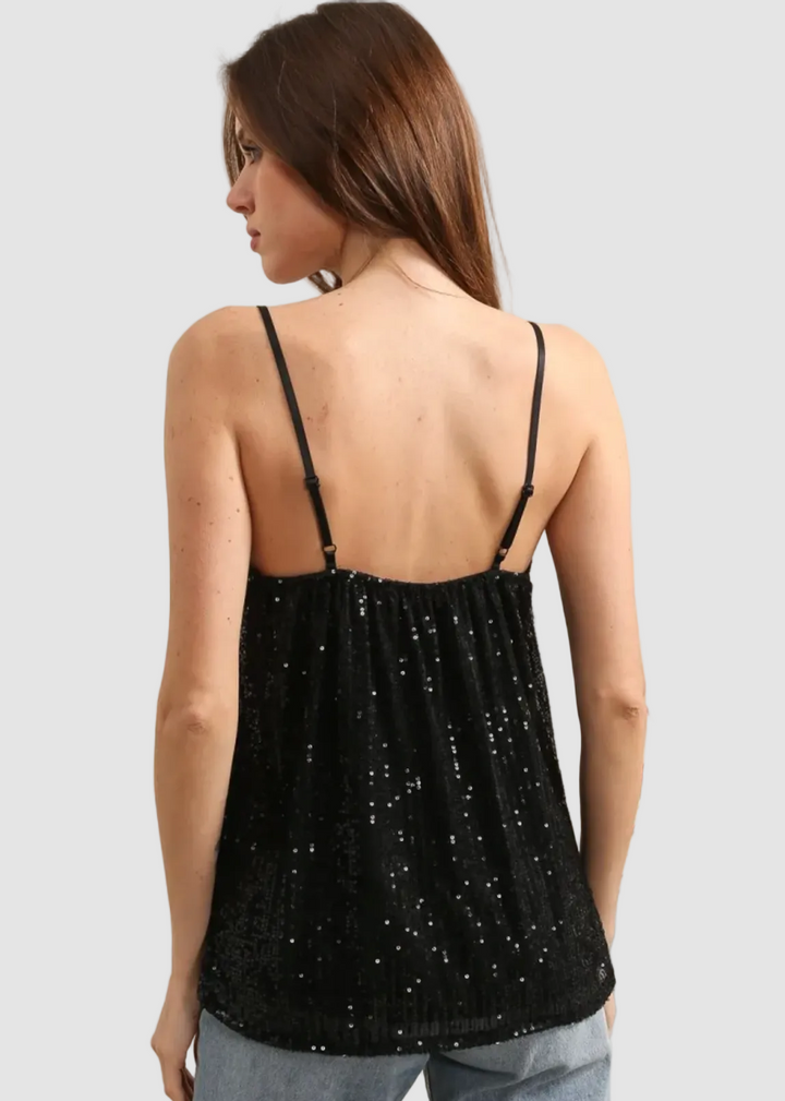 Débardeur à sequin Glam
