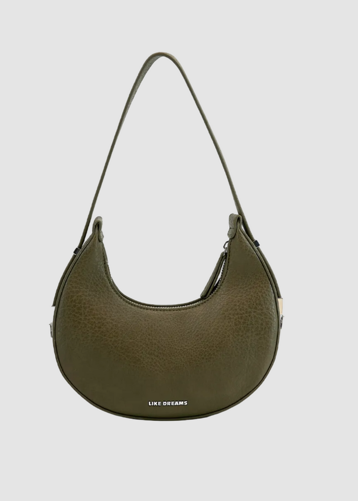 Elegant crescent shoulder bag