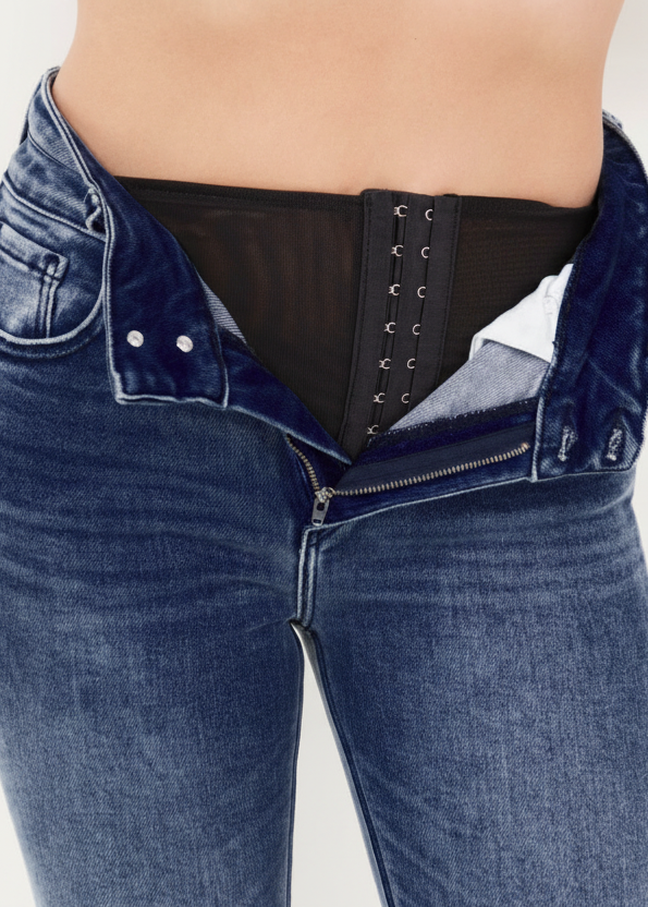 Jean Super Skinny corset taille haute