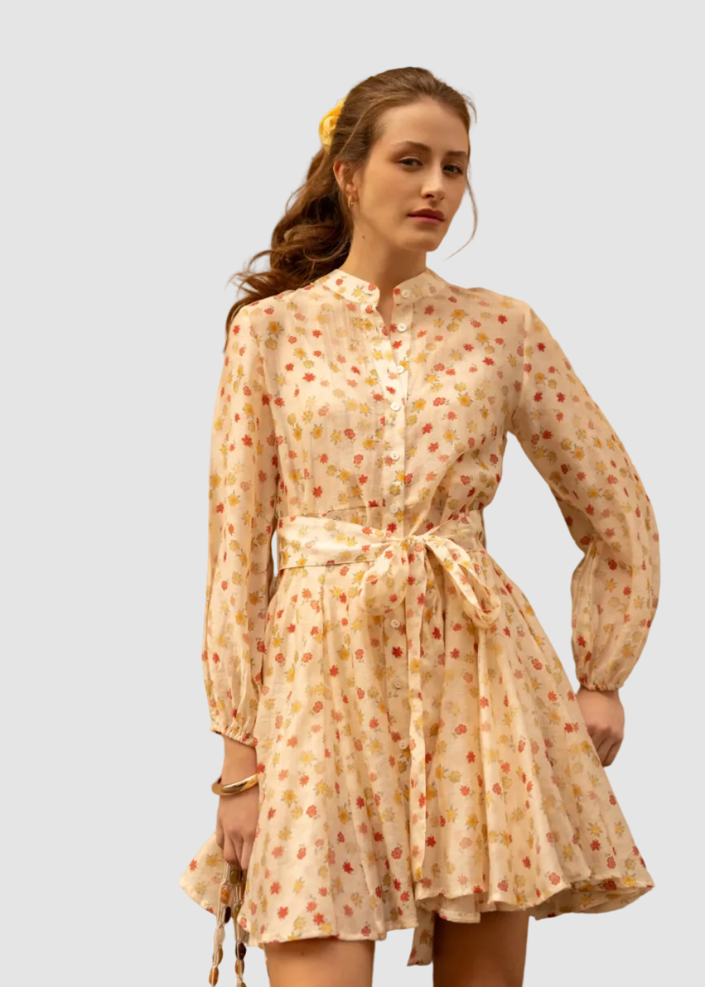 Robe Sonia imprimé en tencel soie