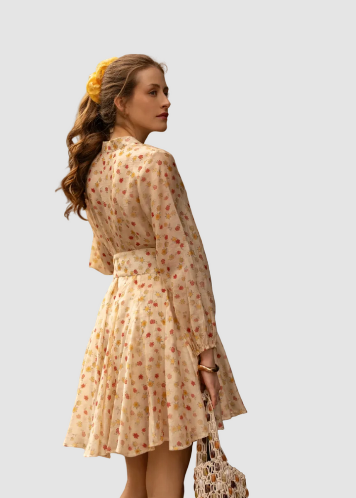 Robe Sonia imprimé en tencel soie