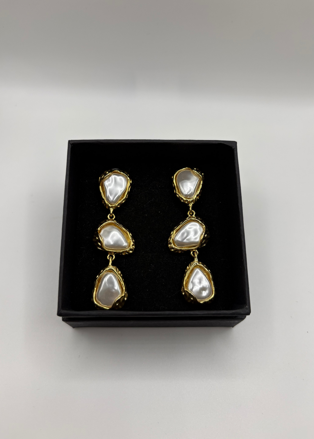 Boucles d'oreilles Éclats perlé