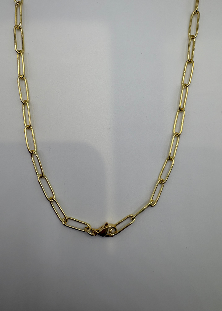 Collier cœur doré et perles rouges Romantico