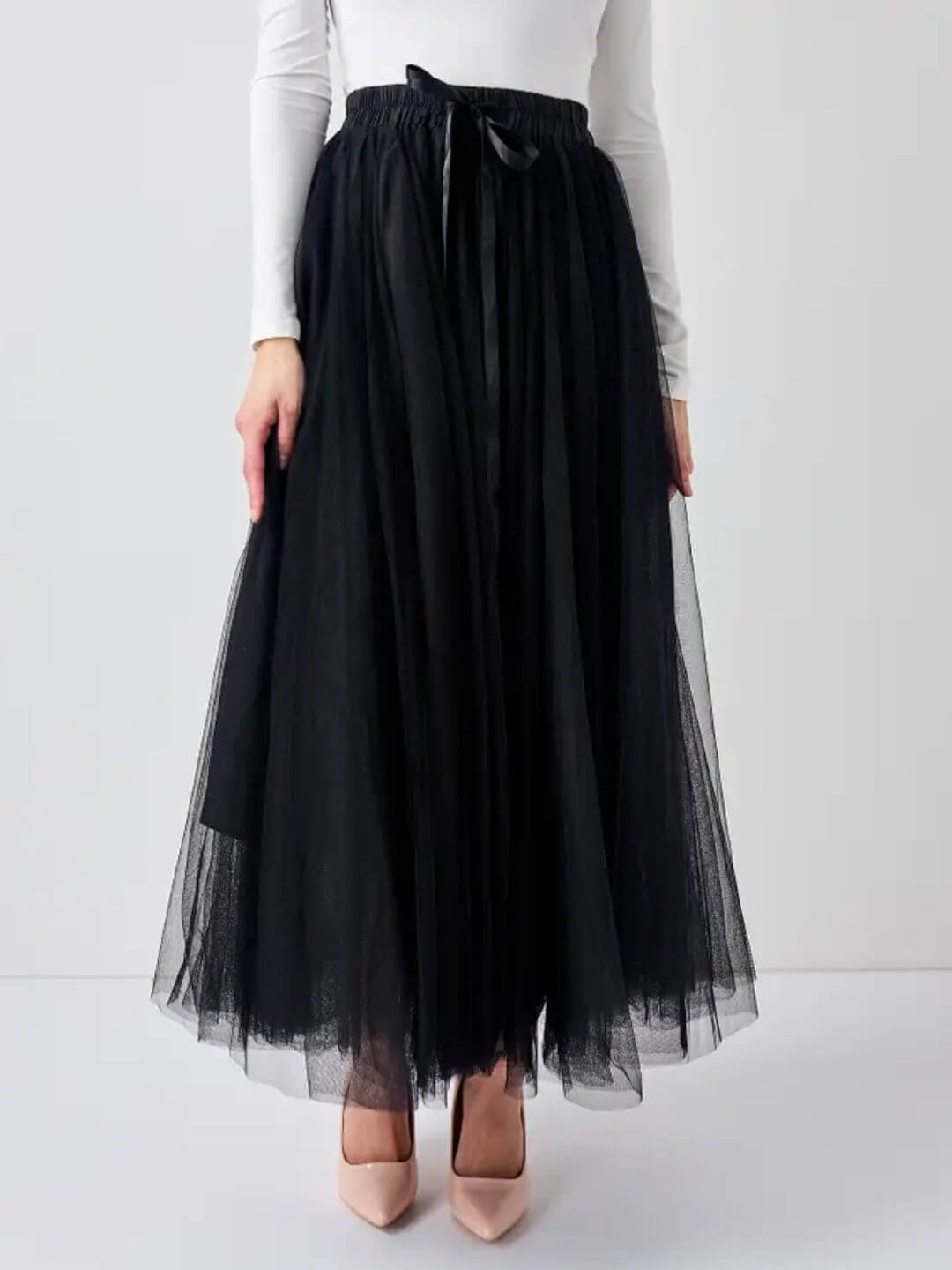 LAURA Long Tulle Skirt