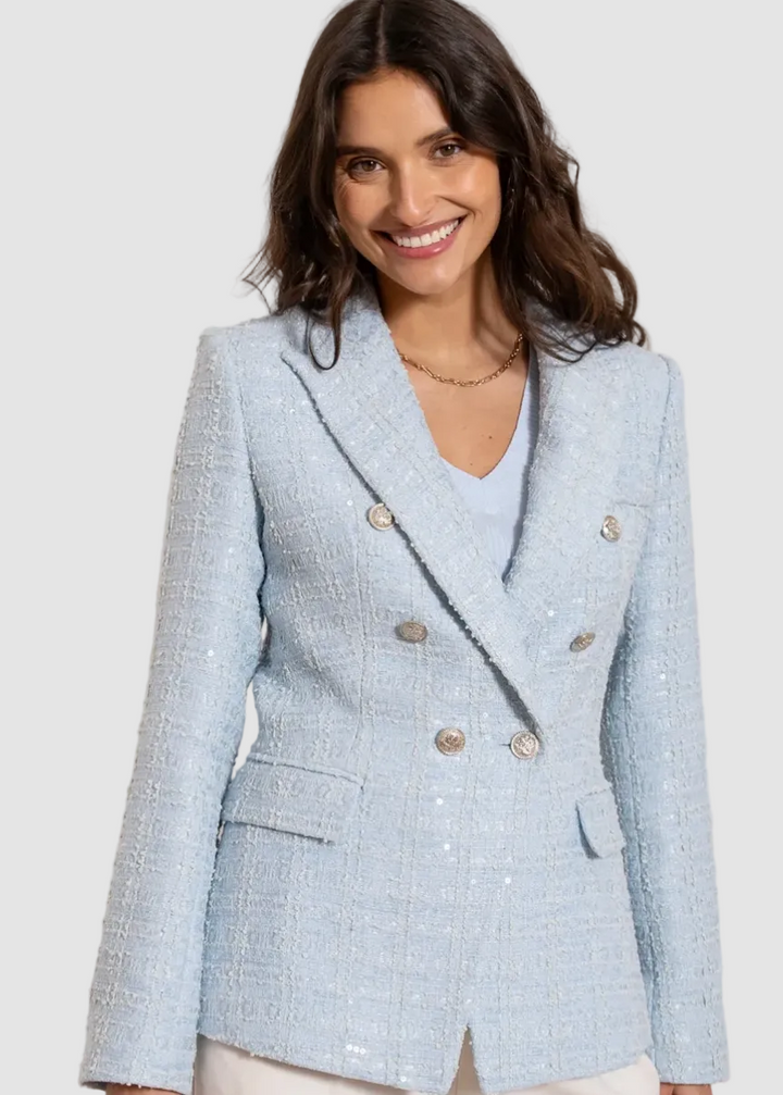Blazer en tweed Stardust