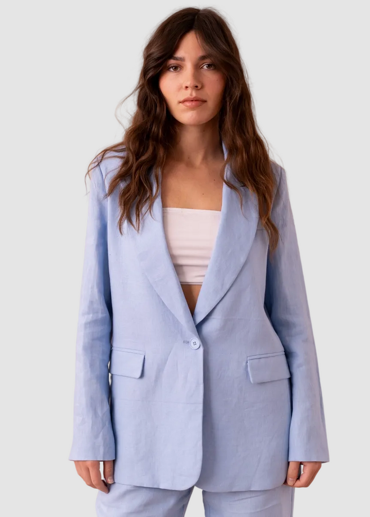 Marina red wool blazer