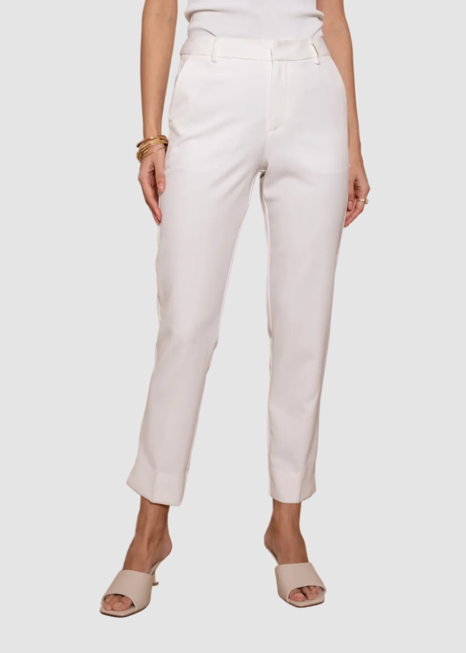 Pantalon cigarette taille haute Timeless