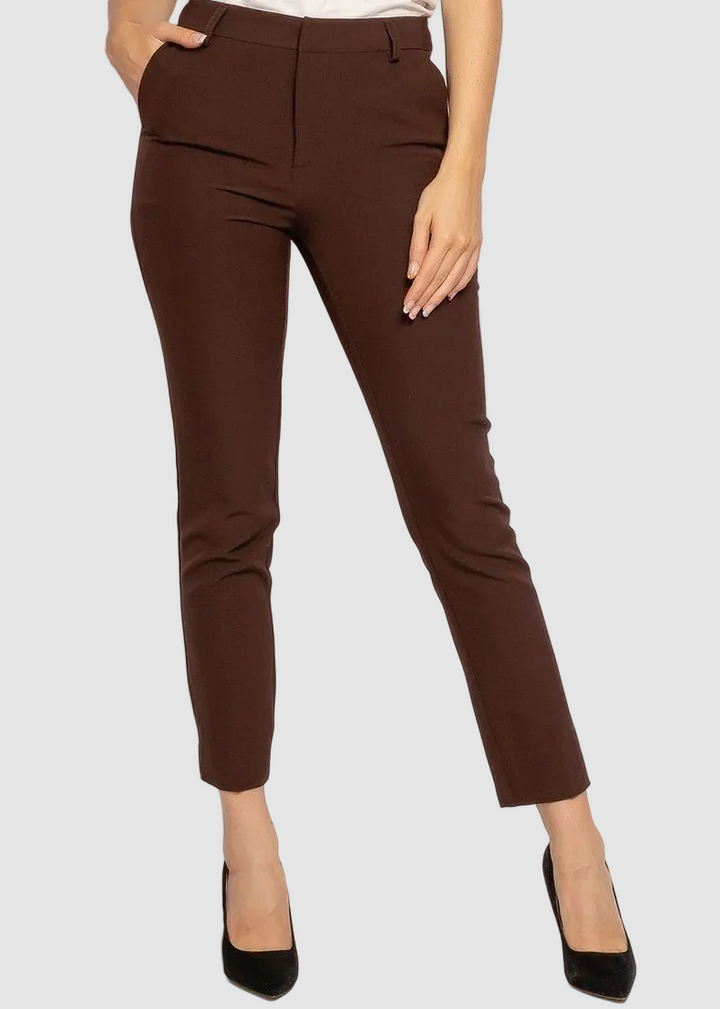 Pantalon cigarette taille haute Timeless