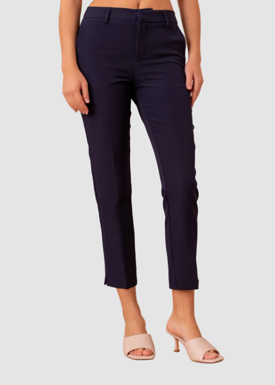 Pantalon cigarette taille haute Timeless